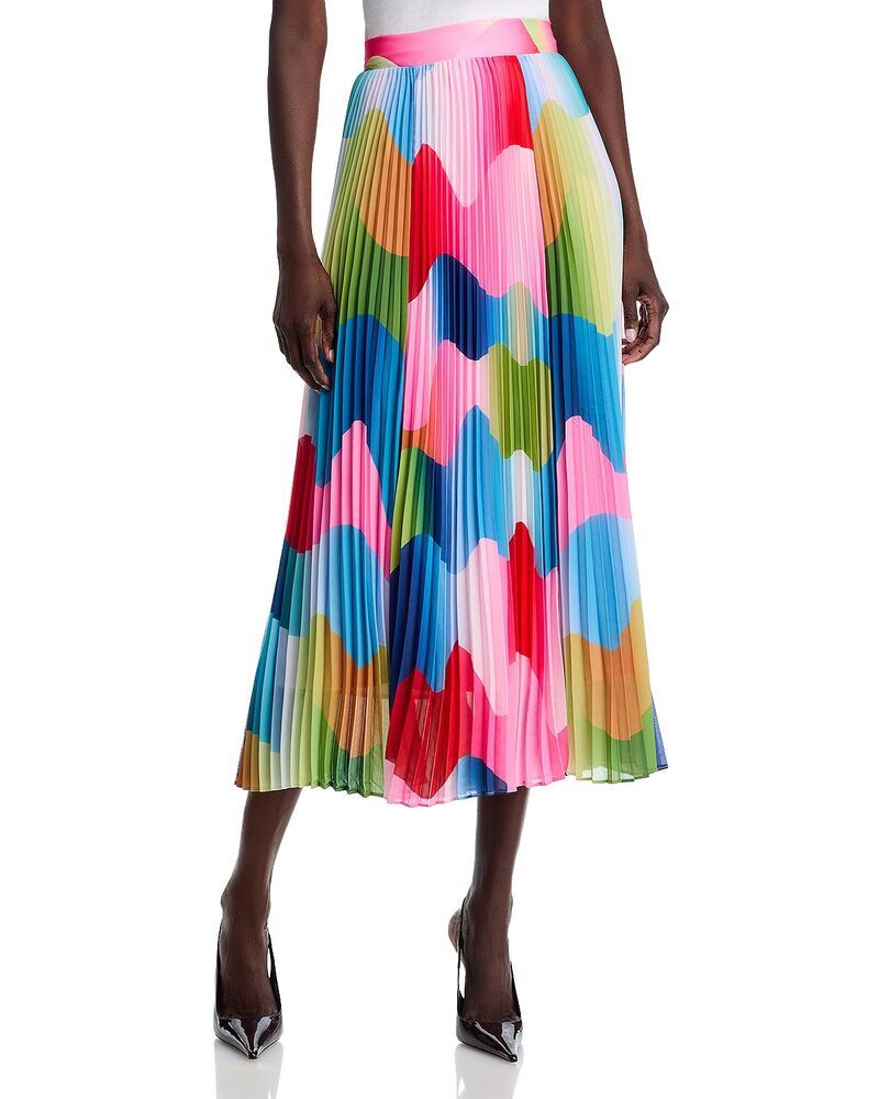 ティー・タハリ レディース ボトムスカート プリーツ ミディ Tahari Pleated Midi Skirt Daydream Haze