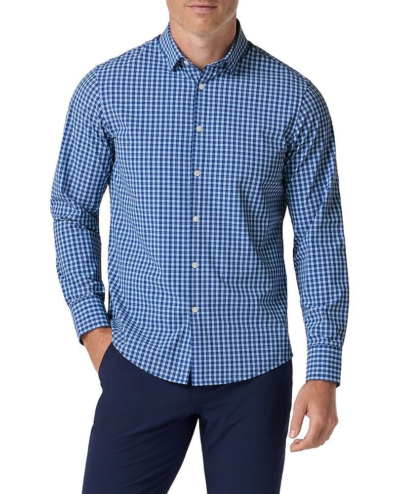 ミズンメイン メンズ トップス シャツ MizzenMain Leeward No Tuck Long Sleeve Dresshirt Blue ブルー