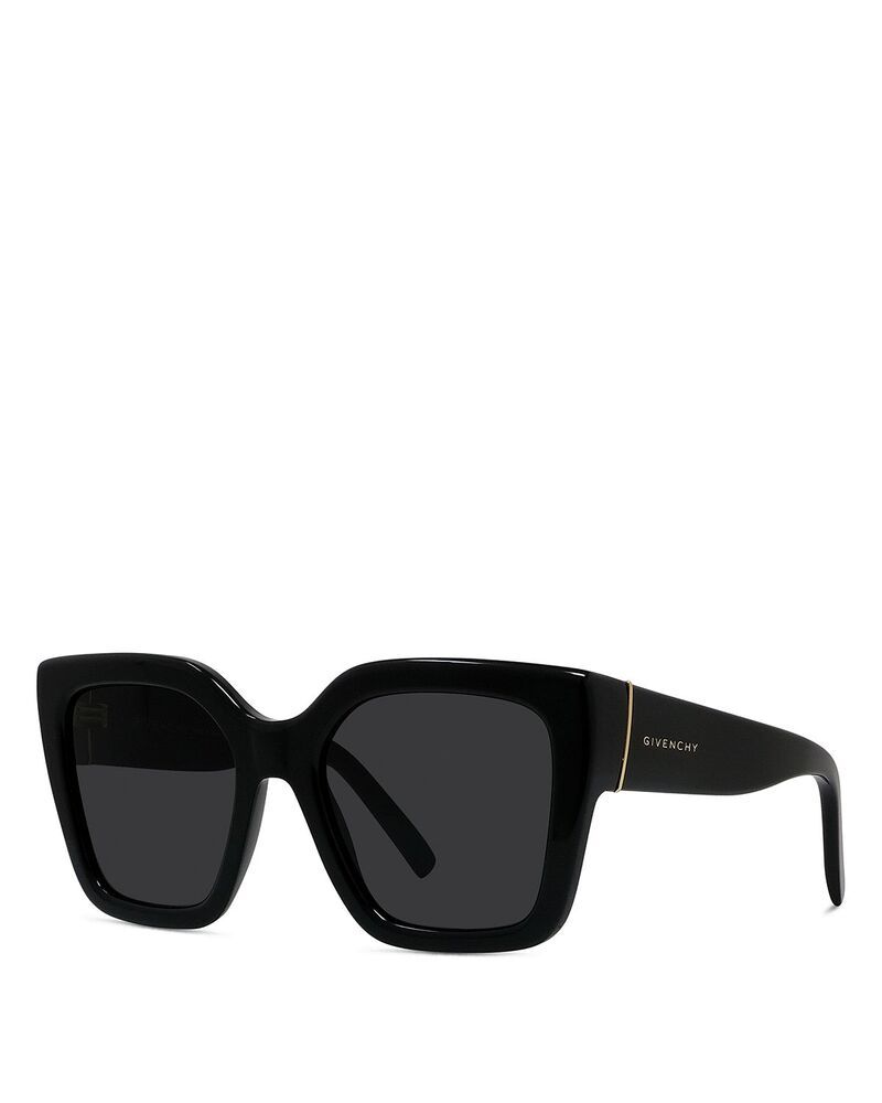 ジバンシー レディース アクセサリー サングラス・アイウェア Givenchy Bold Square Sunglasses 53mm BlackBlack ブラック