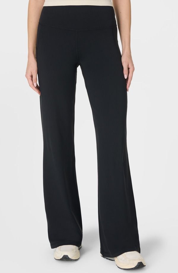 スウェッティベティ レディース ボトムス レギンス ワイドレッグ パンツ Sweaty Betty All Day Wide Leg Pants Black ブラック