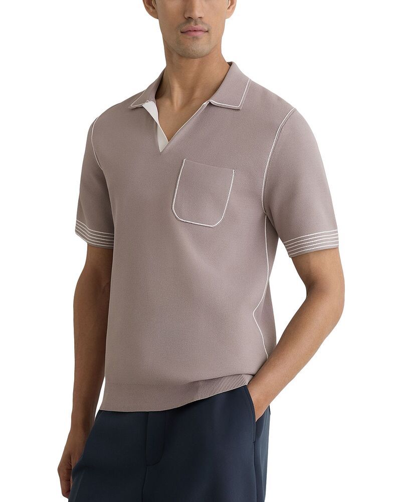 レイス メンズ トップス ポロシャツ REISS Newbury Polo Shirt Lightaupe トープ