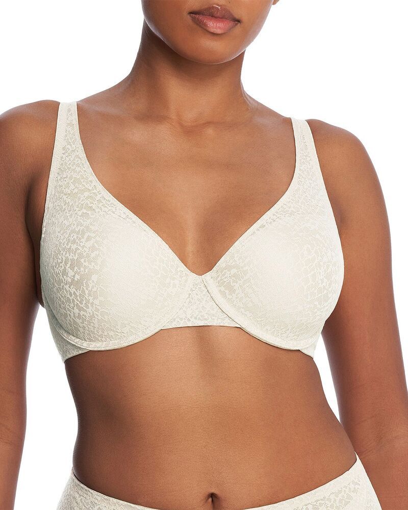 ナトリ レディース アンダーウェア ブラジャー Natori Pretty Smooth Full Fit Smoothing Contour Underwire Bra Warm White ホワイト