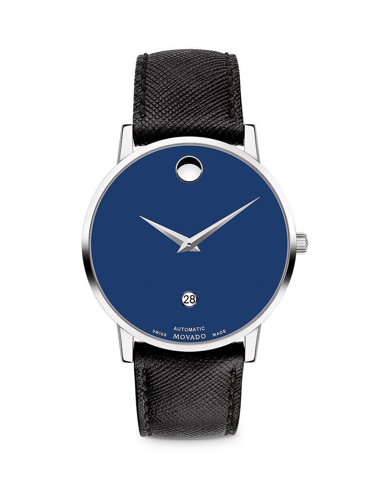 モバド レディース アクセサリー 腕時計 Movado Museum Automatic Watch 40mm Blue ブルー