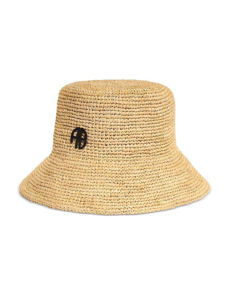 アニービン レディース バッグ Anine Bing Cabana Raffia Bucket Hat Beige ベージュ