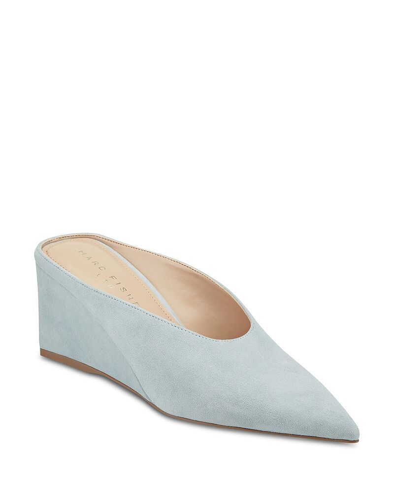 マーク・フィッシャー レディース シューズ サンダル Marc Fisher LTD Womens Malley Pointed Toe Dress Mules Light Blue ブルー