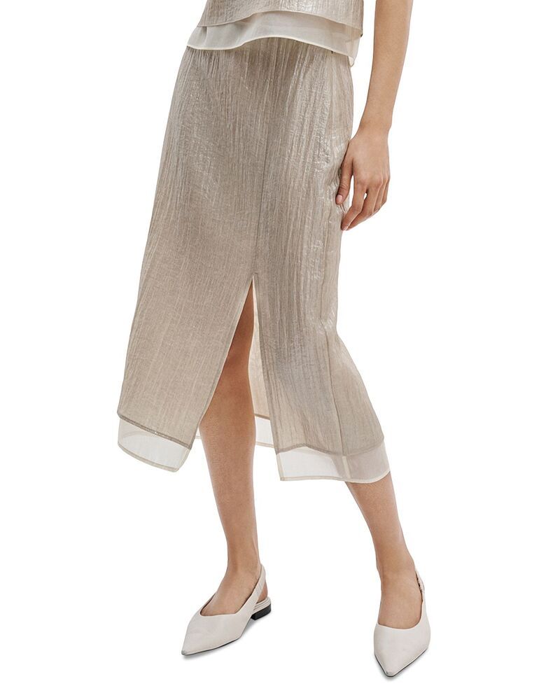 ラグアンドボーン レディース ボトムスカート rag bone Suki Combo Skirt Beige ベージュ