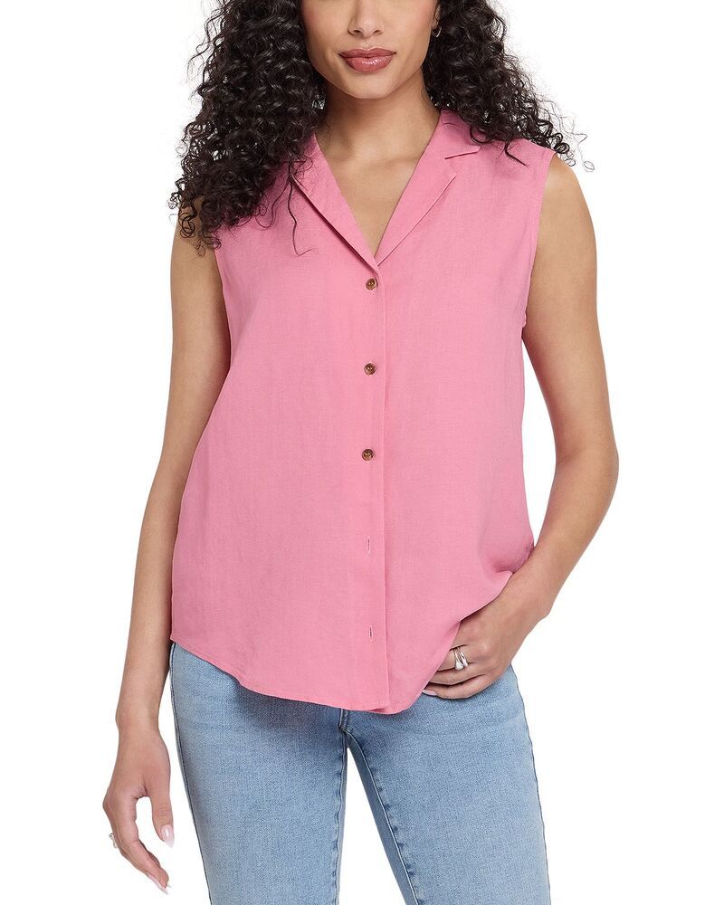 エヌワイディージェイ レディース トップス シャツ ノースリーブラウス NYDJ Gabrielle Sleeveless Blouse Desert Rose