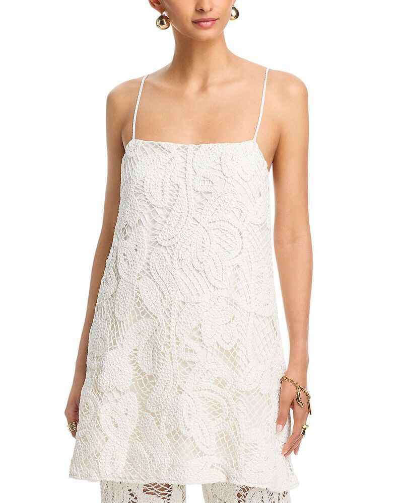 ラインアンドドット レディース トップス シャツ レース Line Dot La Dolce Lace Top White ホワイト