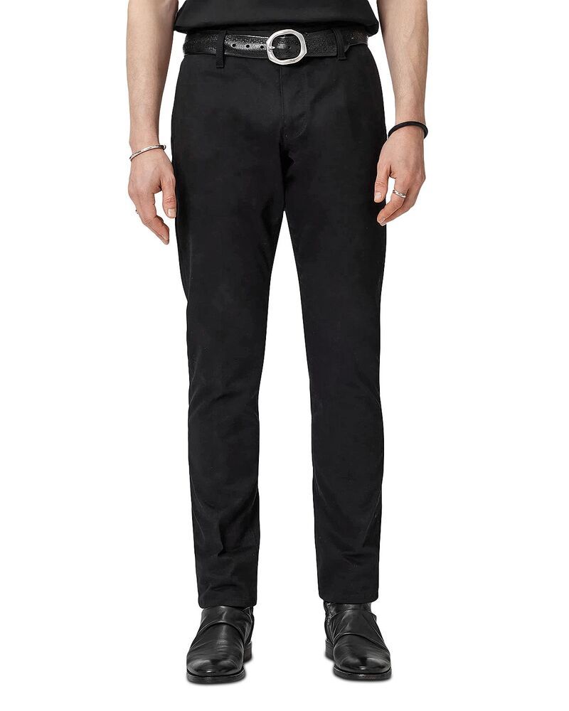 ジョンバルベイトス メンズ ボトムス デニムパンツ スリムフィット ジーンズ John Varvatos Motor City Slim Fit Jeans Black ブラック