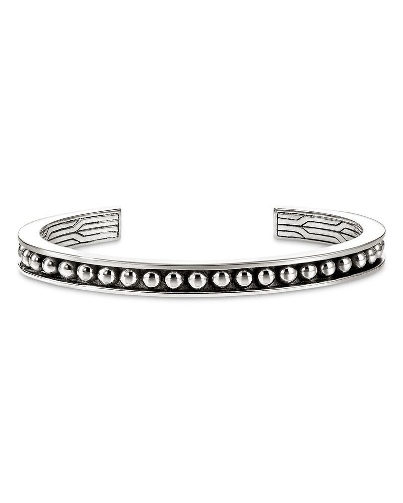 ジョン・ハーディー メンズ アクセサリー ブレスレット・バングル・アンクレット JOHN HARDY Mensterling Silver Nailhead Cuff Bracelet Silver シルバー