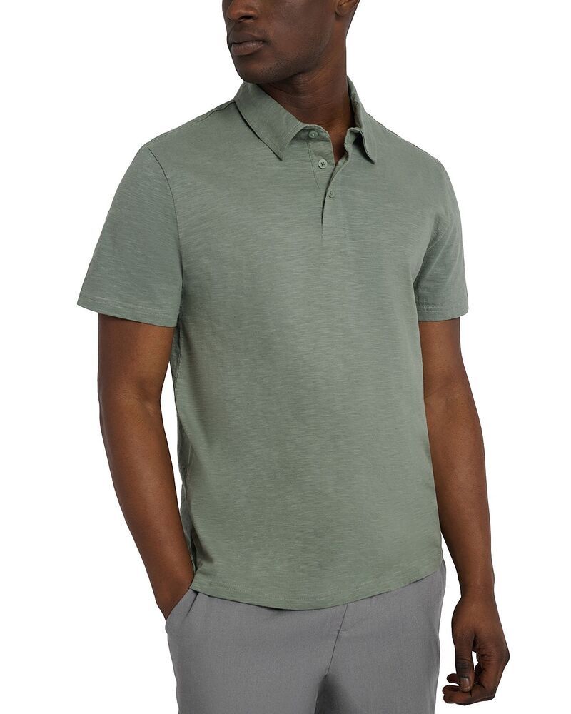 オニア メンズ トップス ポロシャツ Onia Slub Short Sleeve Polo Shirt Agave