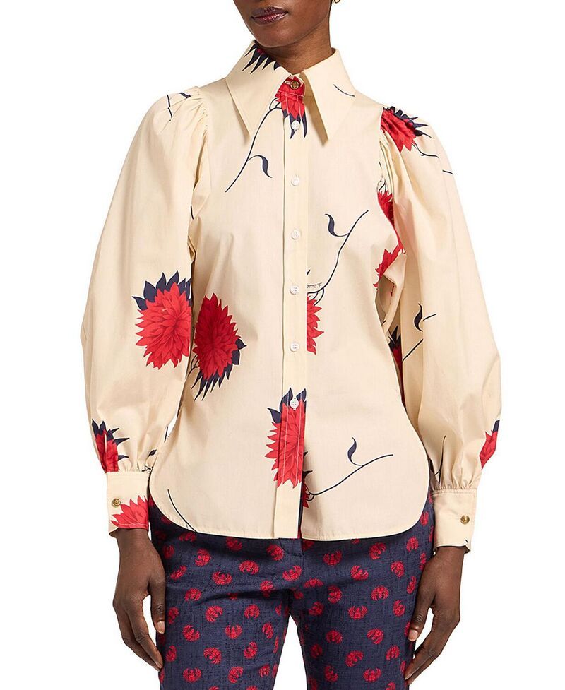 ラ・ダブル・ジェイ レディース トップス シャツ La DoubleJ Pouf Shirt Derby Ecru エクリュ