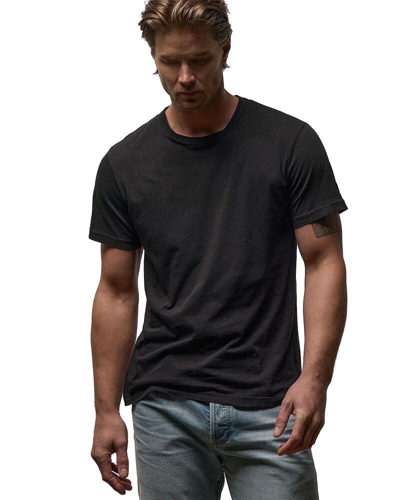ジェームス パース メンズ トップス Tシャツ クルーネック James Perse Short Sleeve Crewneck Tee Black ブラック