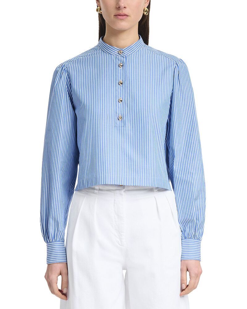 アルチュザラ レディース トップス シャツ Altuzarra Margot Shirt Azure Stripe ストライプ