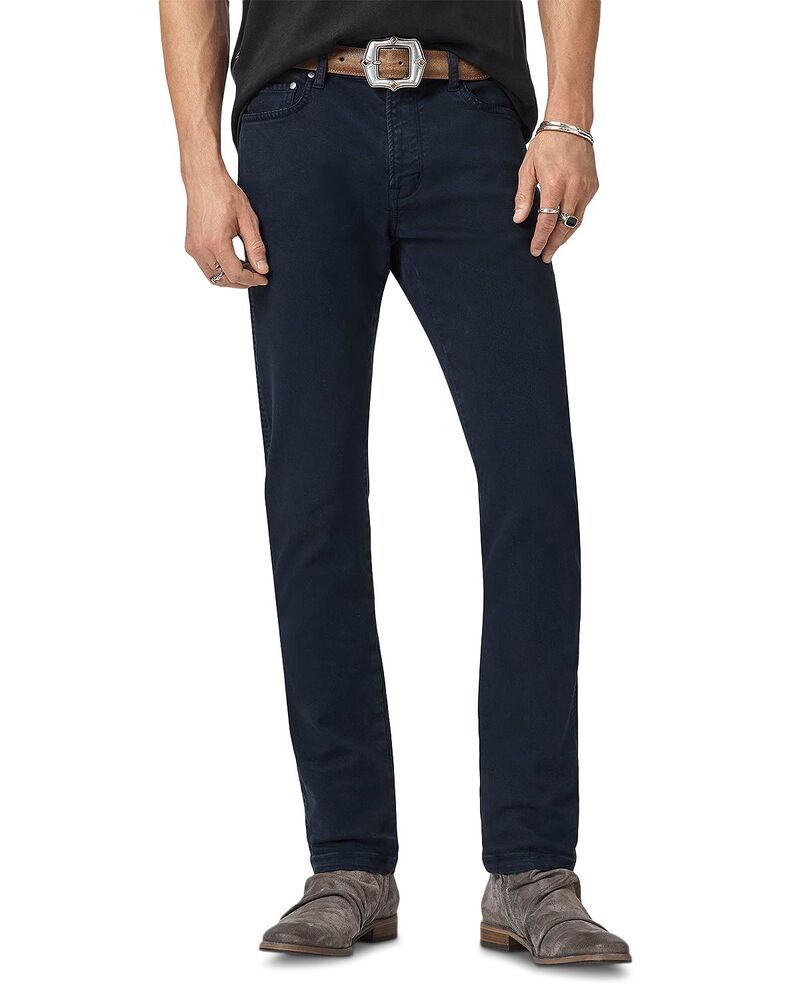 ジョンバルベイトス メンズ ボトムス デニムパンツ スリムフィット ジーンズ John Varvatos Pickup Slim Fit Jeans Navy ネイビー