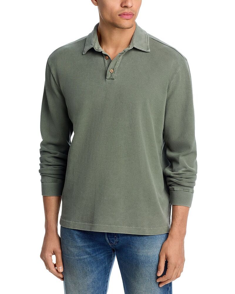 アレックスクレーン メンズ トップス ポロシャツ Alex Crane Caza Long Sleeve Polo Shirt Seagrass