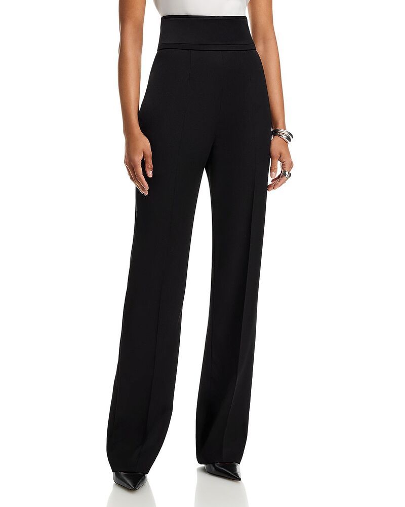 マックイーン レディース ボトムス カジュアルパンツ McQueen Grain de Poudre Cigarette Trousers Black ブラック