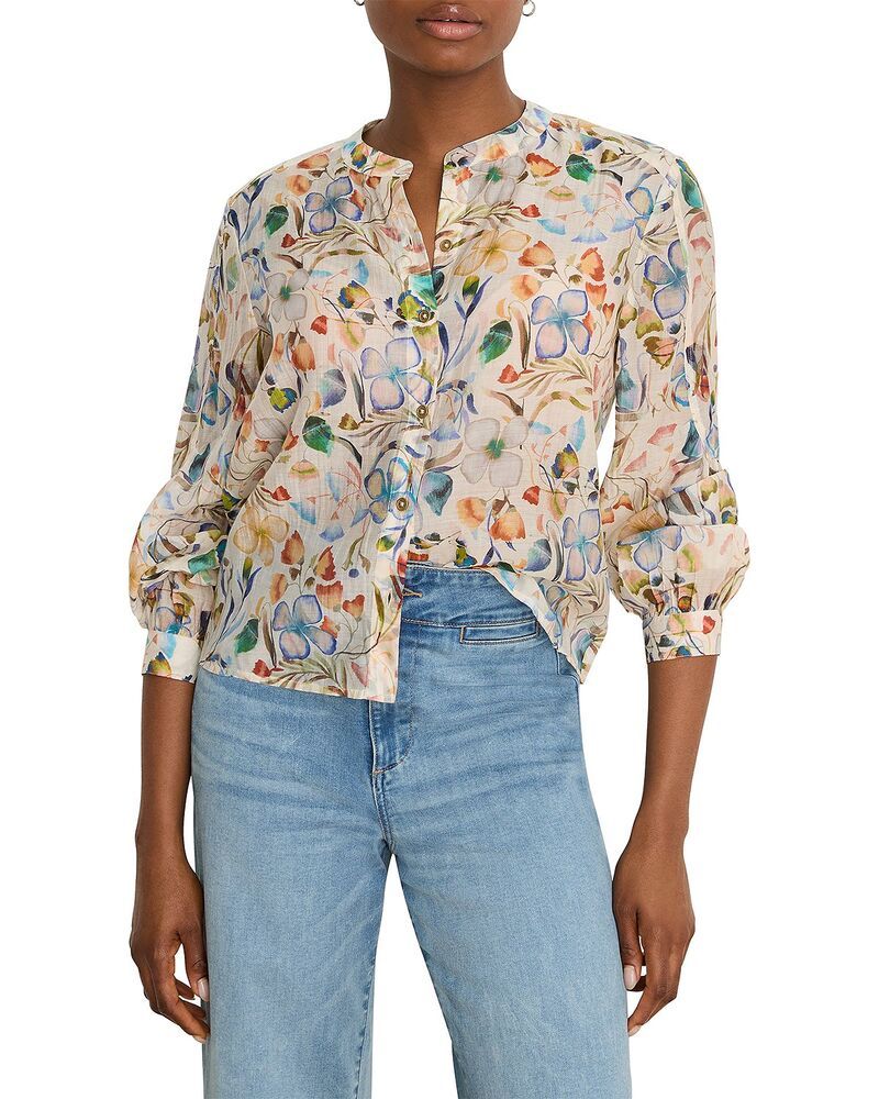 ニックプラスゾーイ レディース トップス シャツ NICZOE Pressed Flowers Femme Shirt Neutral Multi マルチカラー