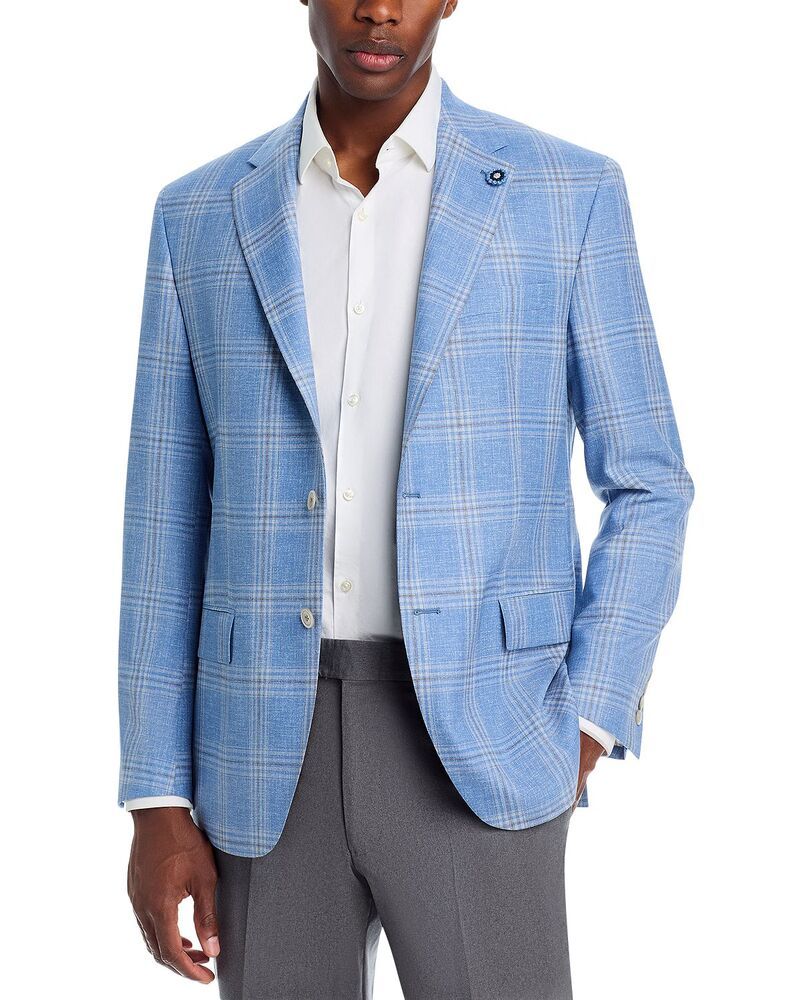 ハート シャフナー マルクス メンズ アウター ジャケット・ブルゾン コート Hart Schaffner Marx Classic Fit Plaid Sport Coat Medium Blue ブルー