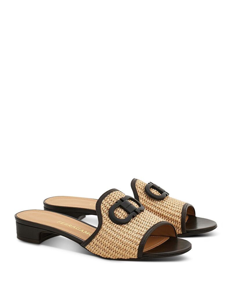 フェラガモ レディース シューズ サンダル FERRAGAMO Womens Rexy 20 Slide Sandals Naturale 5