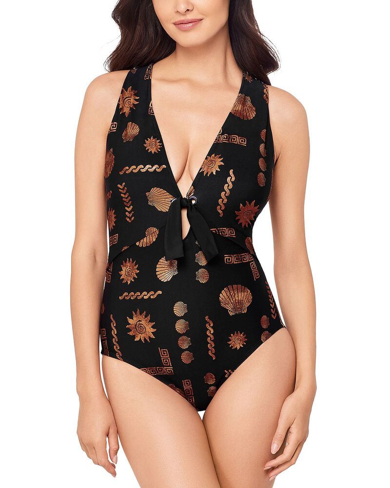 マジックスーツ レディース 水着 上下セット Magicsuit Clamdigger Halle One Piece Swimsuit BlackMulti ブラック