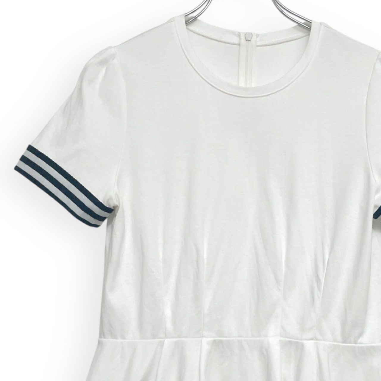 BORDERS at BALCONY PEPLUM TEE ボーダーズアットバルコニー ペプラム