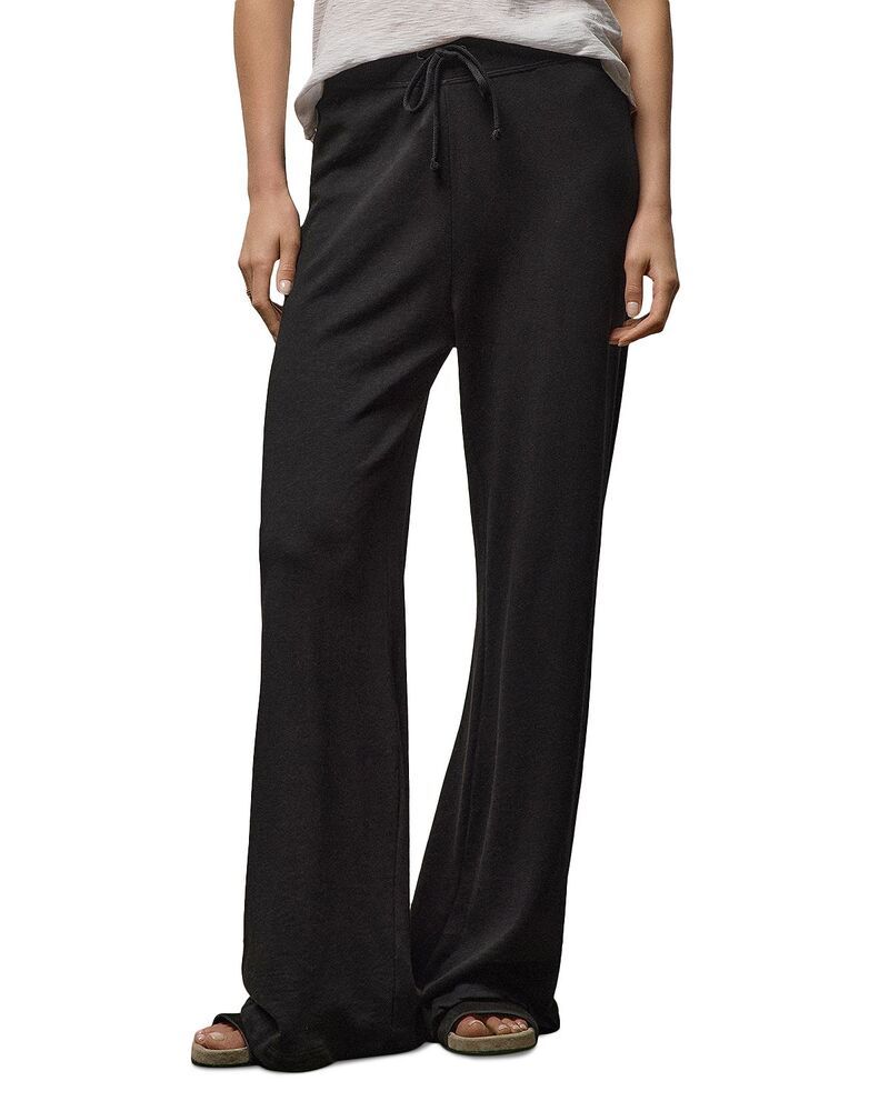 ジェームス パース レディース ボトムス カジュアルパンツ ワイドレッグ ヴィンテージ パイル スウェットパンツ James Perse Vintage French Terry Wide Leg Sweatpants Black ブラック