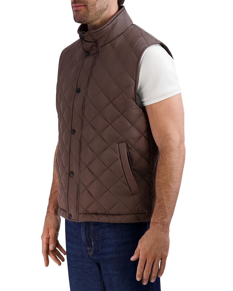 コールハーン メンズ アウター ベスト キルティング Cole Haan Diamond Quilted Vest Wren