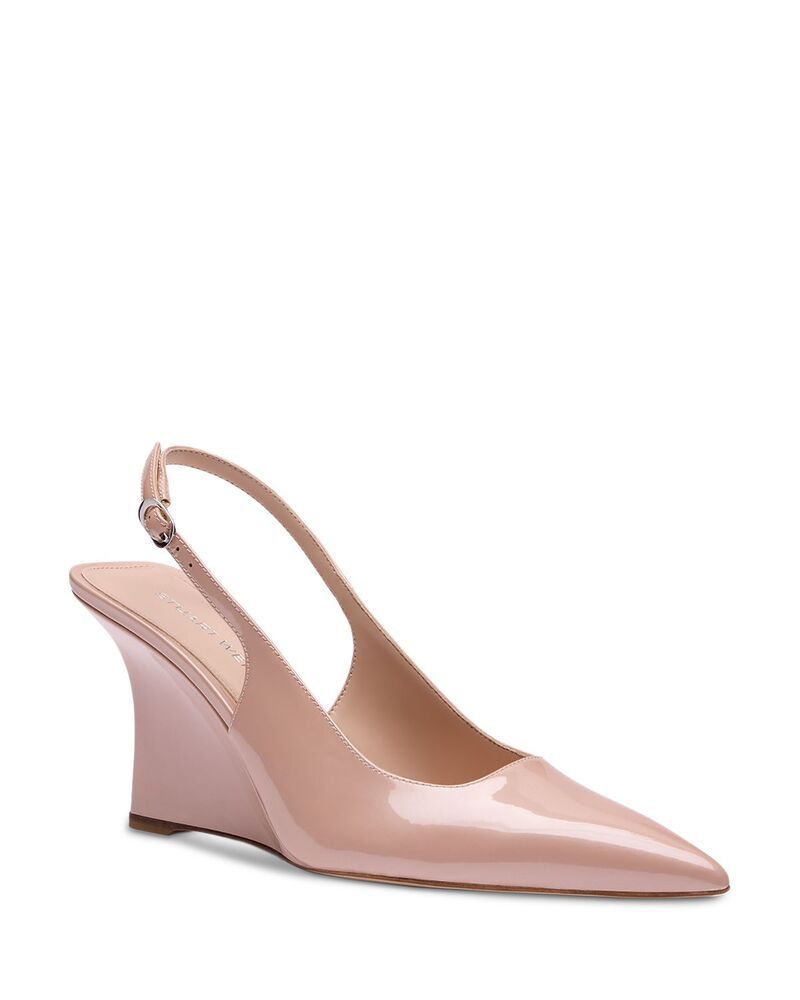 スチュアート ワイツマン レディース シューズ パンプス Stuart Weitzman Womens Vinnie 85 Slingback Wedge Pumps Blushful