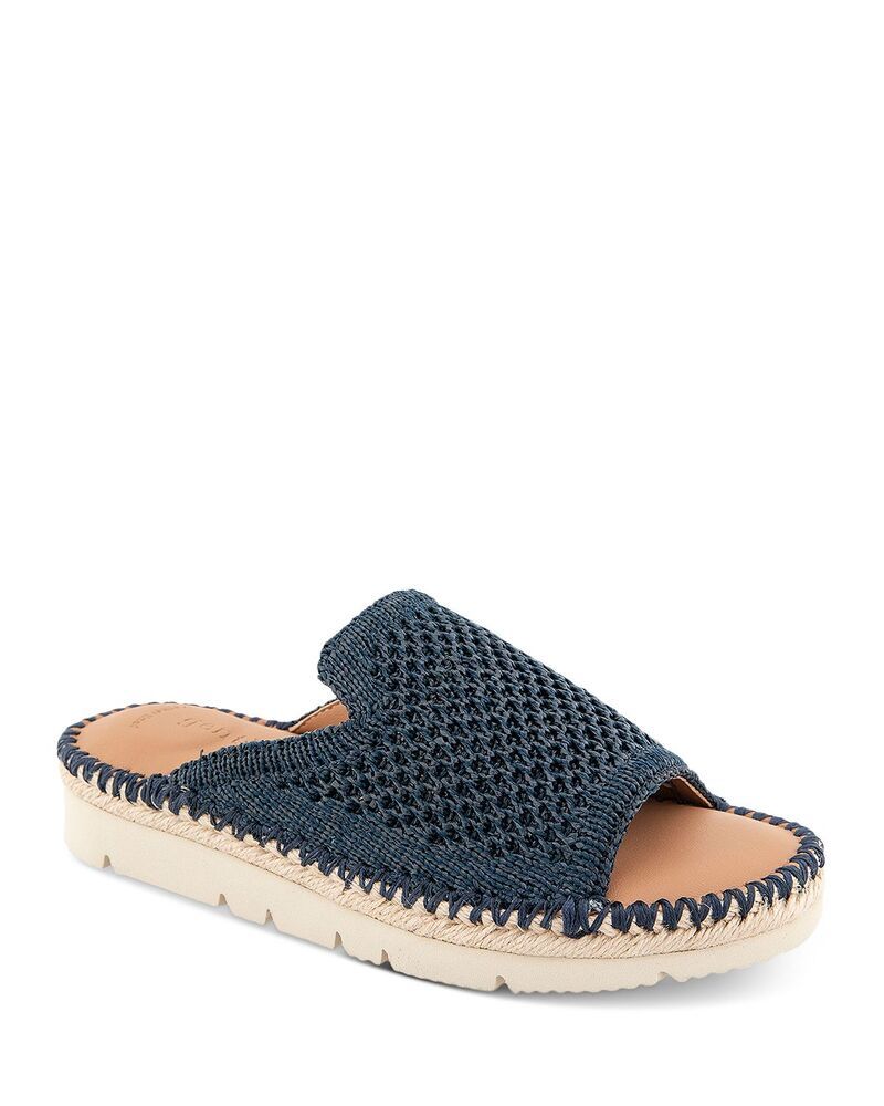 ケネスコール レディース シューズ サンダル ニット Gentle Souls by Kenneth Cole Womens Leilani Knit Sandals Navy Knit ネイビー