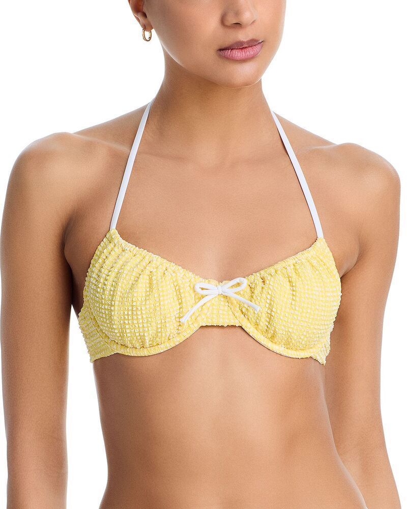 ソリッド アンド ストライプ レディース 水着 トップのみ Solid Striped The Lolita Bikini Top Citrina