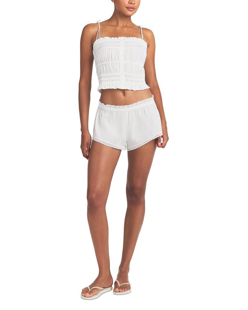 スキムズ レディース ボトムス ハーフパンツ・ショーツ レーストリム ショートパンツ レース SKIMS Lace Trim Shortsnow