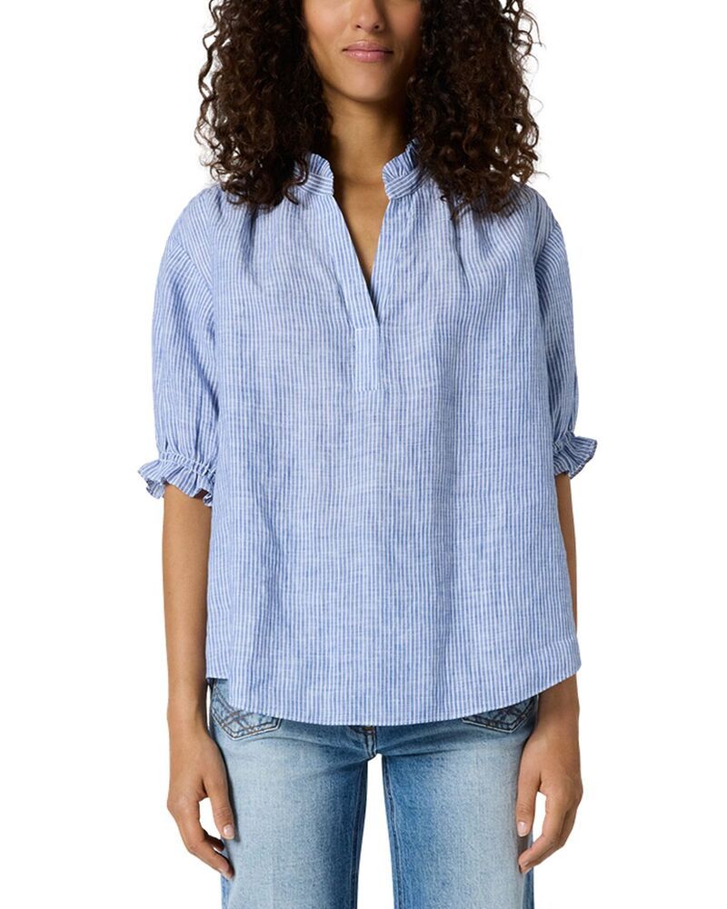 ジェラルド・ダレル レディース トップス シャツ リネン Gerardarel Cezia Linen Top Blue ブルー