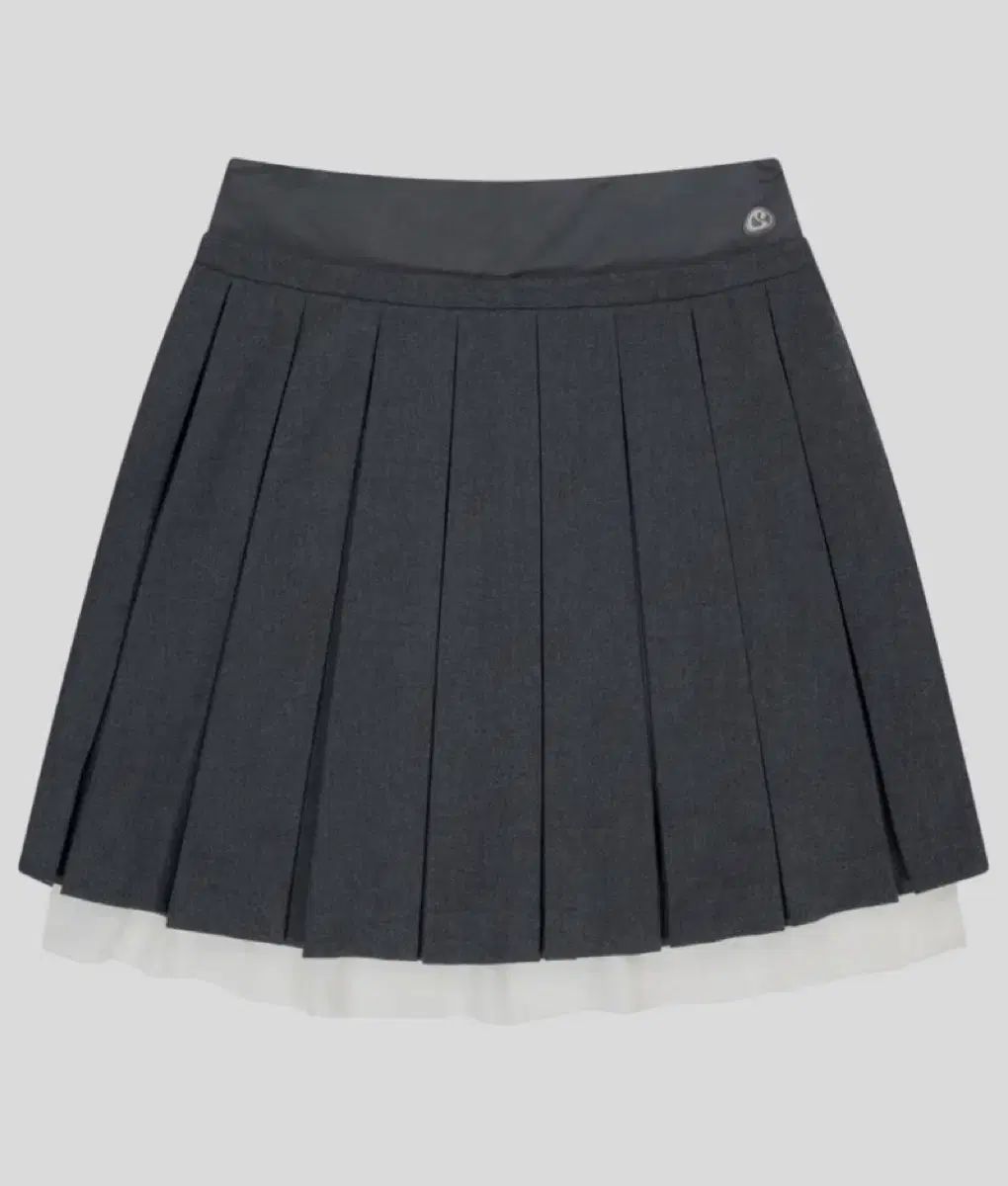 ISSEI MIYAKE WHITE LABEL プリーツ スカート グレー ISSEY MIYAKE ダブル ウェスト プリーツ スカート グレー 1サイズ