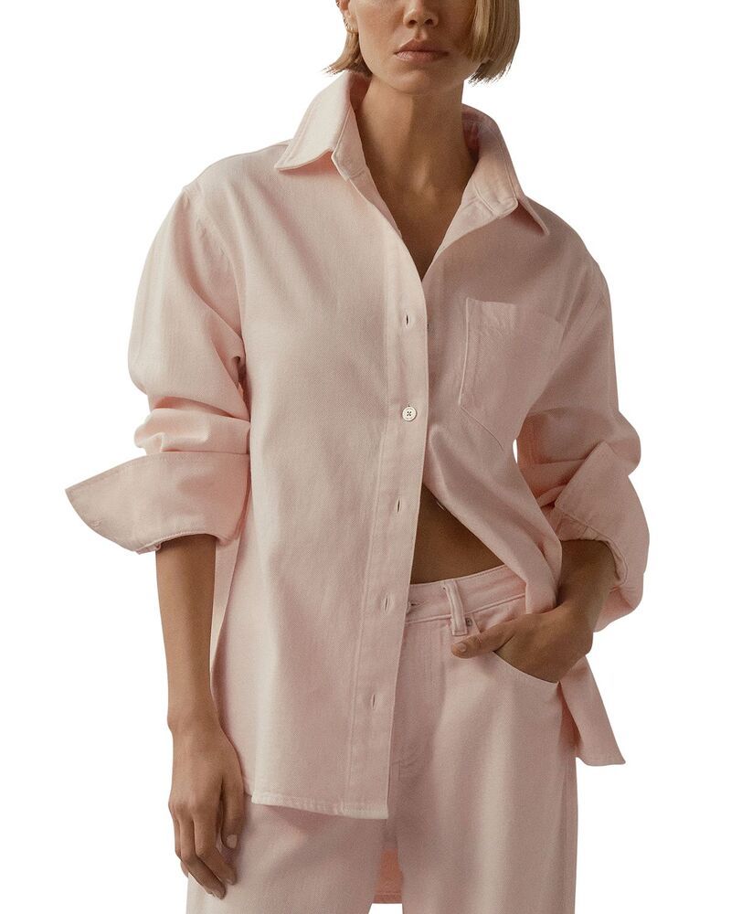 ディーエル 1961 レディース トップス シャツ DL1961 Faye Aura Oversized Shirt Ballet Aura