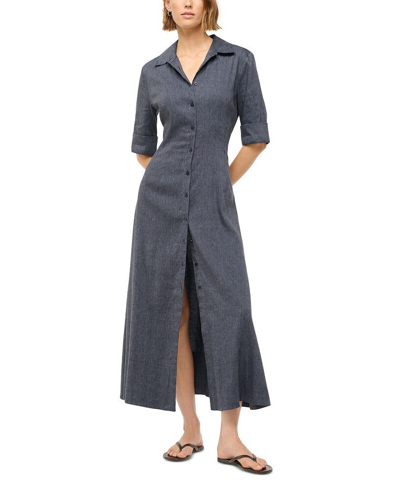スタウド レディース トップス シャツ STAUD Joan Shirt Dress Chambray