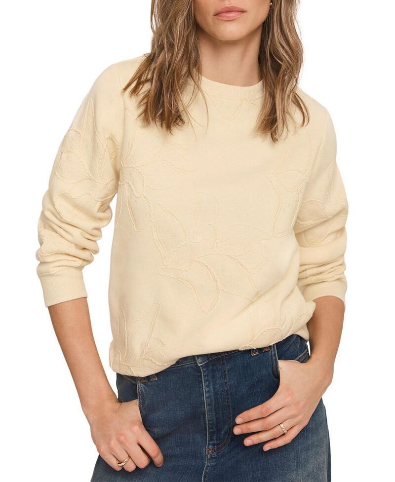 ミルトンベルベット レディース アウター パーカー・スウェット シャツ 刺繍 Mint Velvet Womens Embroidered Sweatshirt Yellow イエロー