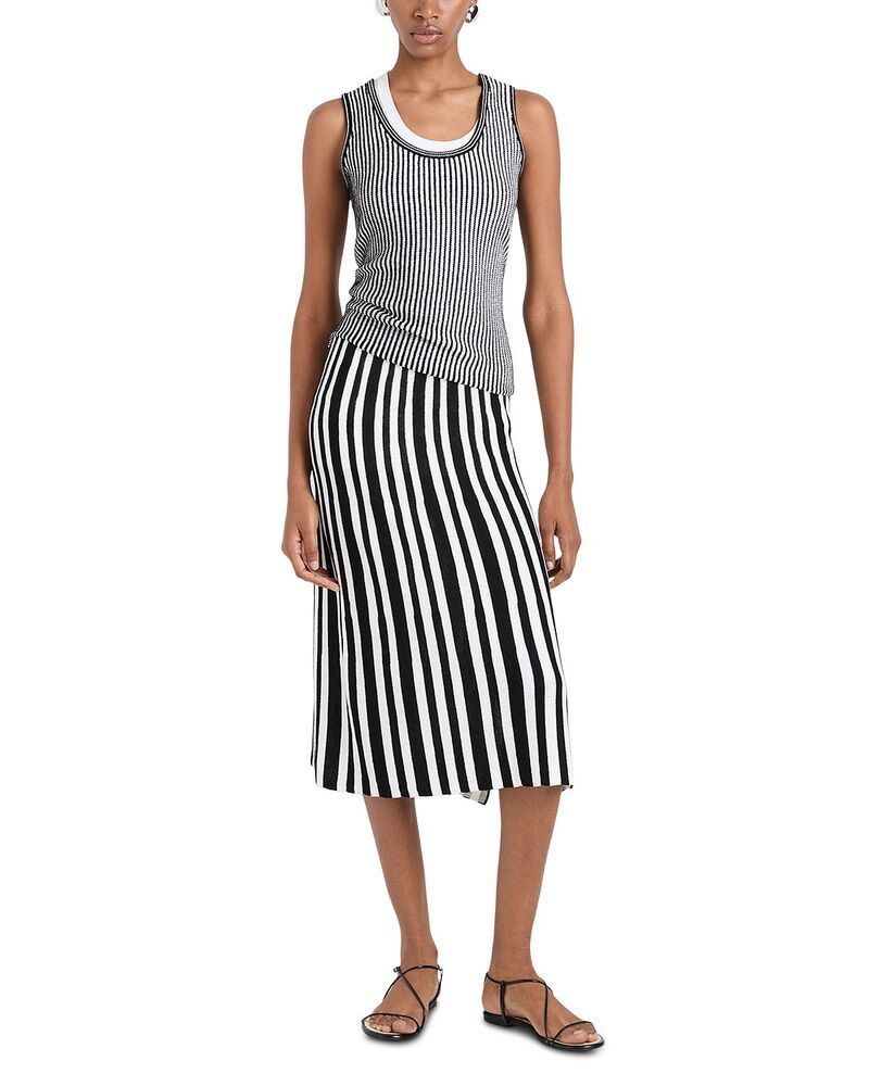 プロエンザ スクーラー レディース トップス タンクトップ Proenza Schouler White Labelenox Rib Tank BlackOff White オフホワイト