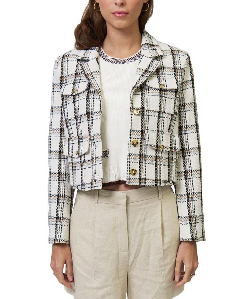 セントラルパークウェスト レディース アウター ジャケット・ブルゾン Central Park West Womens Madison 4 Pocket Jacket Light Plaid チェック