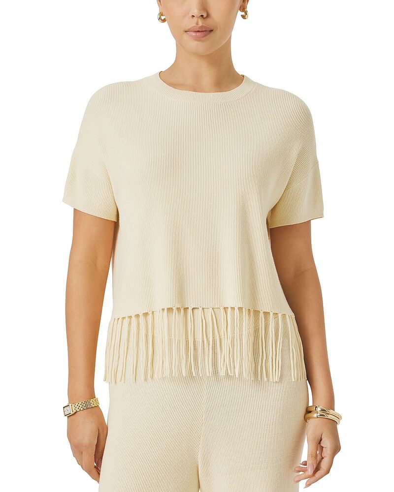 スプレンディット レディース アウター ニット・セーター フリンジ Splendid x Cellajaneblog Fringe Sweater Daybreak