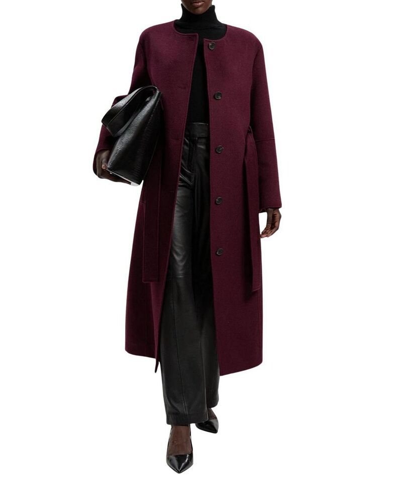 カレンミレン レディース アウター コート ウール マキシ Karen Millen 