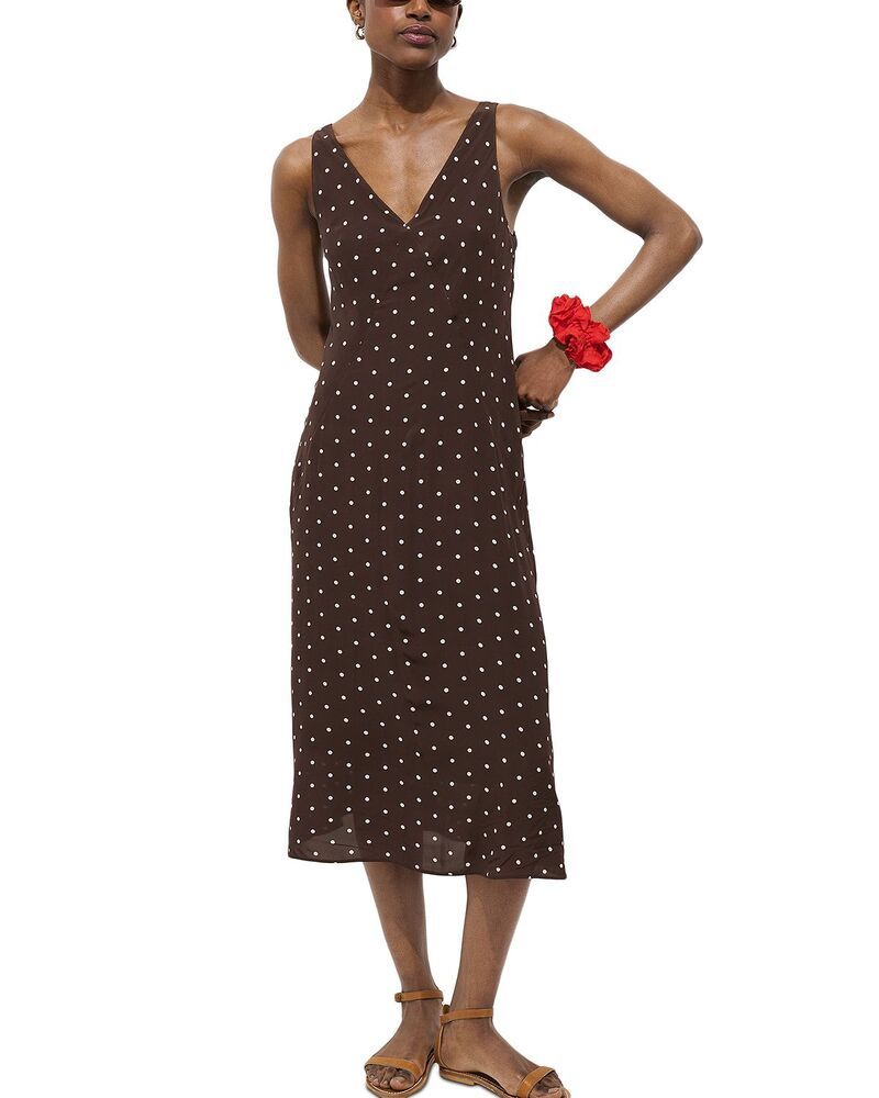 アレックスミル レディース トップス ワンピース Alex Mill Flora Dress EspressoWhite ホワイト
