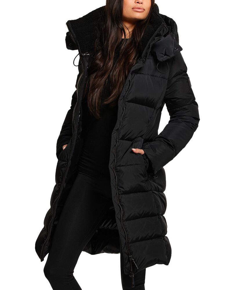 サム レディース アウター コート SAM Savannahooded Puffer Coat Black ブラック