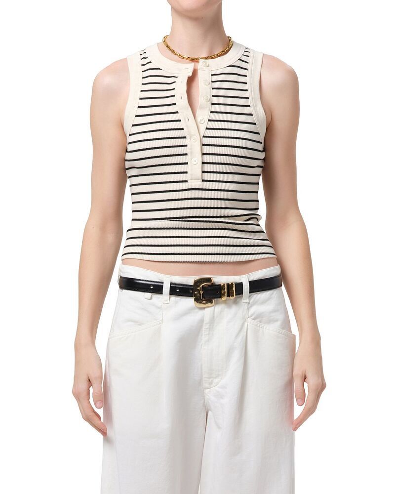 シチズンズ オブ ヒューマニティ レディース トップス タンクトップ Citizens of Humanity Caralyn Tank Top Quartz Stripe ストライプ 37,570円