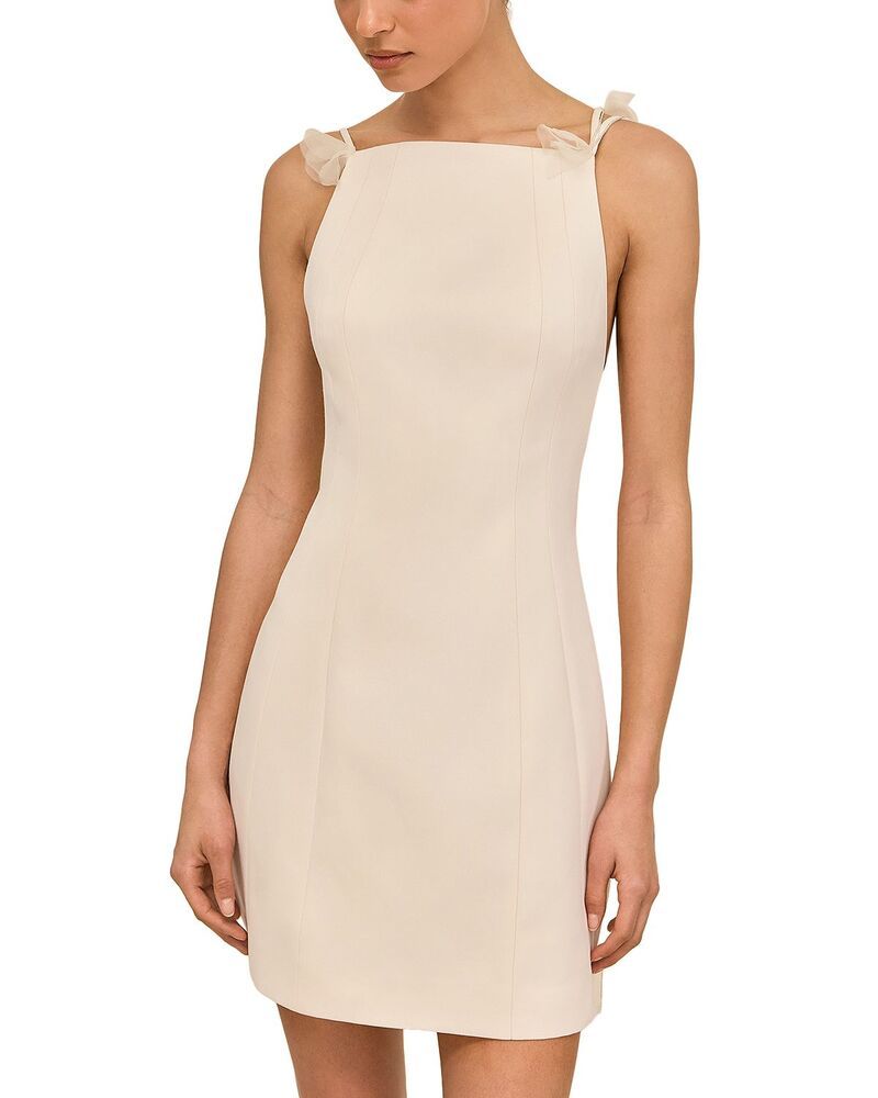 カルト ガイア レディース トップス ワンピース Cult Gaia Tara Organza Trim Dress Off White オフホワイト