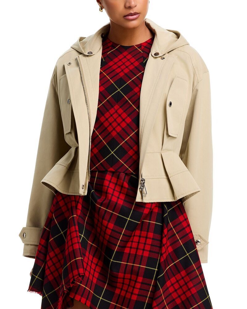マックイーン レディース アウター ジャケット・ブルゾン McQueen Short Belted Peplum Jacket Pale Beige ベージュ 232,900円