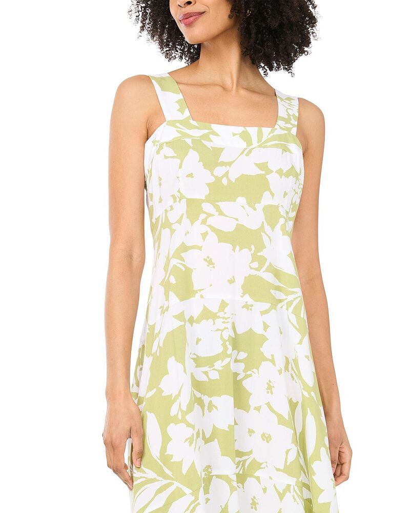 ヴィンスカムート レディース トップス ワンピース マキシ VINCE CAMUTO Thick Strap Maxi Dress Flora Green グリーン ヴィンスカムート レディース トップス ワンピース マキシ VINCE CAMUTO Thick Strap Maxi Dress Flora Green グリーン