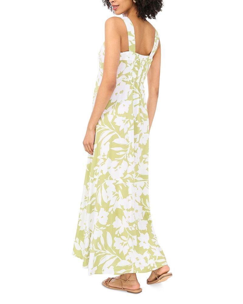 ヴィンスカムート レディース トップス ワンピース マキシ VINCE CAMUTO Thick Strap Maxi Dress Flora Green グリーン ヴィンスカムート レディース トップス ワンピース マキシ VINCE CAMUTO Thick Strap Maxi Dress Flora Green グリーン