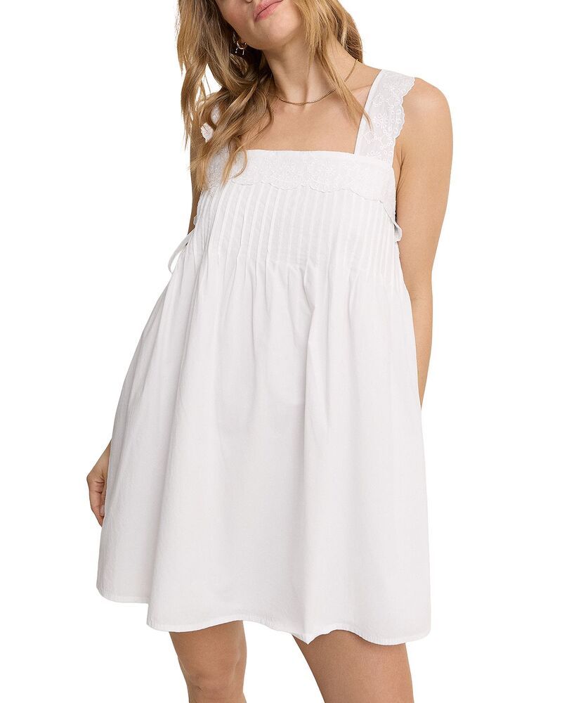 ノーバディーズ チャイルド レディース トップス ワンピース ミニ Nobodys Child Valerie Mini Dress White ホワイト