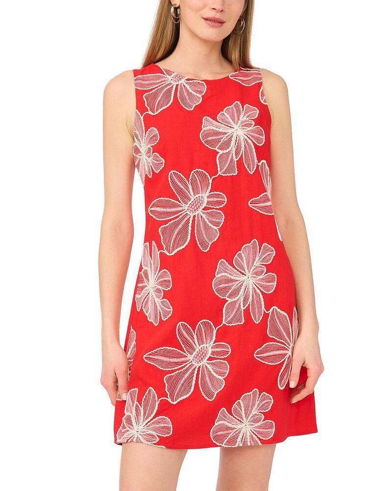 ヴィンスカムート レディース トップス ワンピース A ライン ハイネック ミニ VINCE CAMUTO High Neck A Line Mini Dress Lobstered レッド